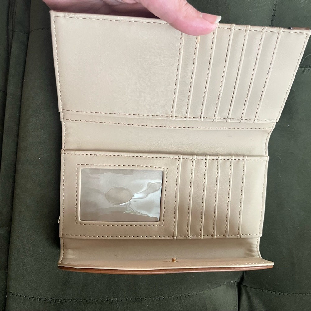 GUESS Signature Brown and Tan Wallet - Picture 4 of 5
